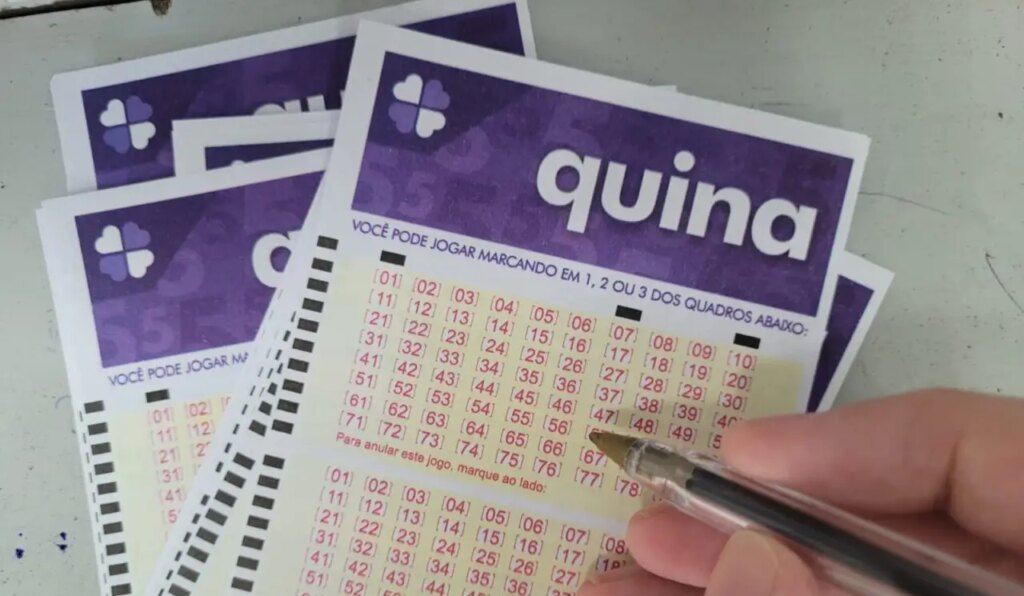 Bilhetes da Quina - loteria federal