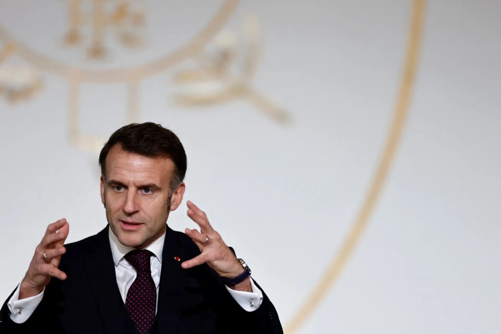 Político francês em evento