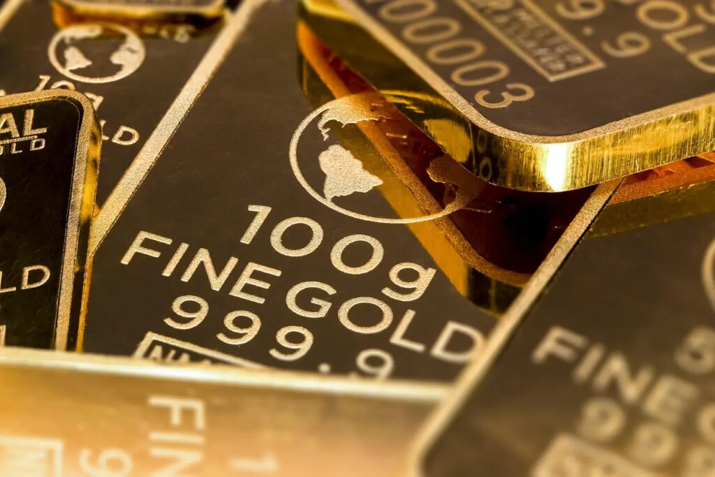 Barras de ouro - investimento em ouro