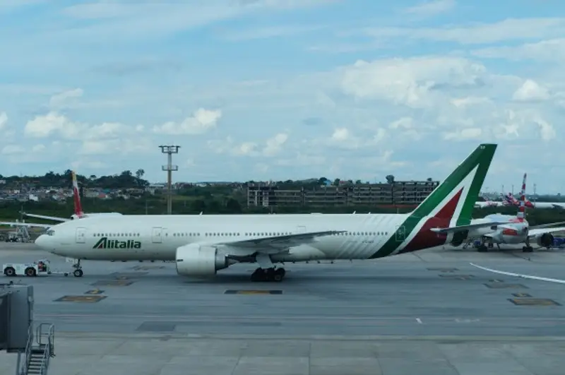Avião da Alitalia